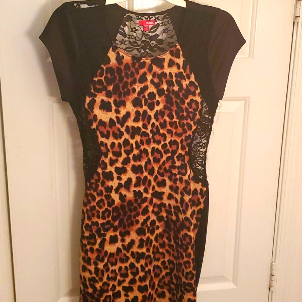 Leopard print dress